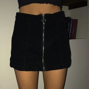 forever 21 black skirt